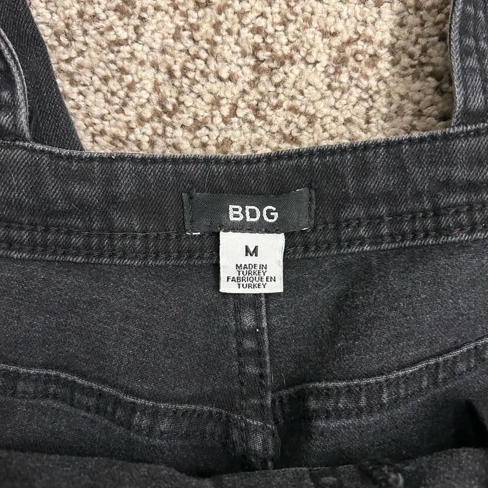 BDG Black Overalls - Picture 4 of 5